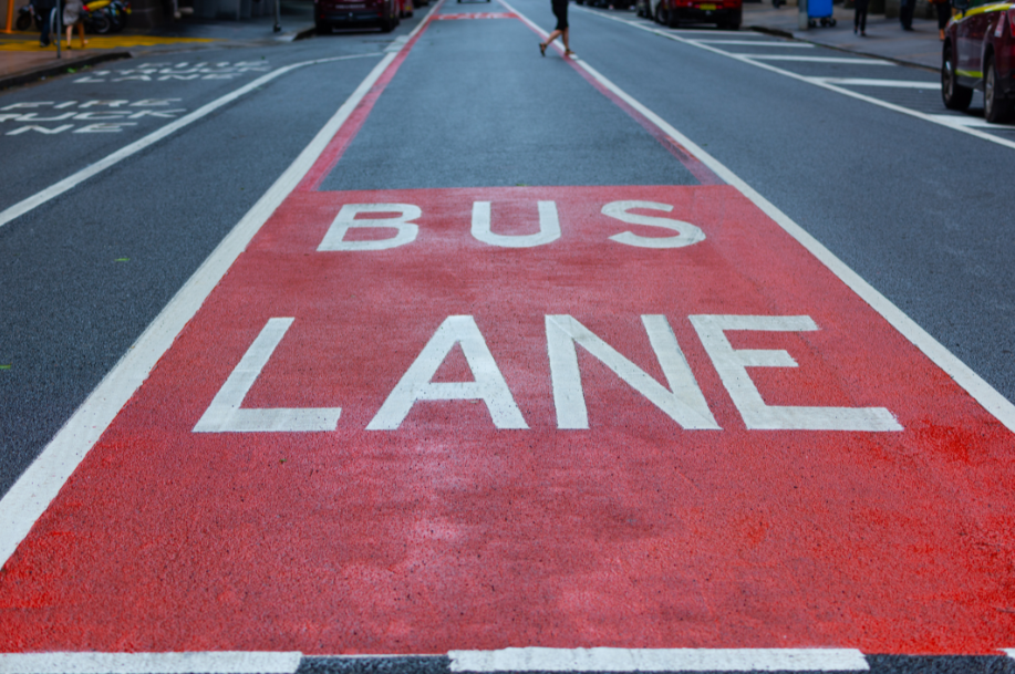 Lane markings image