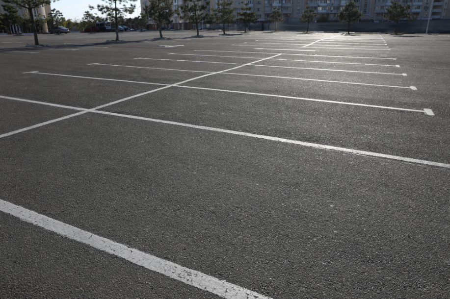 Parking lot markings image