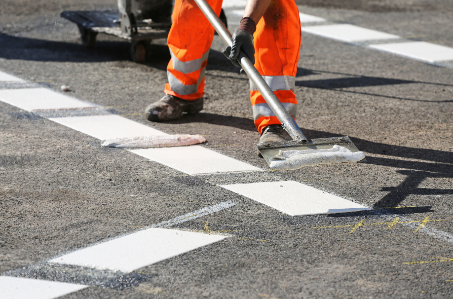 Road marking removal image