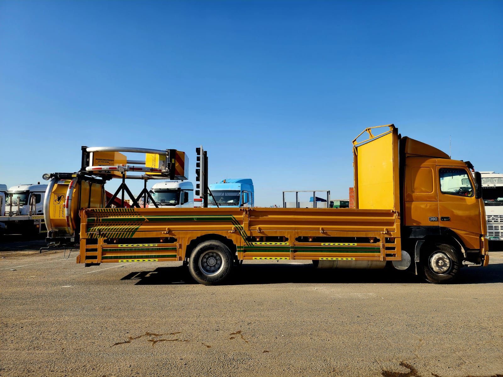 MASH-tested truck mounted attenuator unit, ITC-registered support vehicle, Abu Dhabi UAE